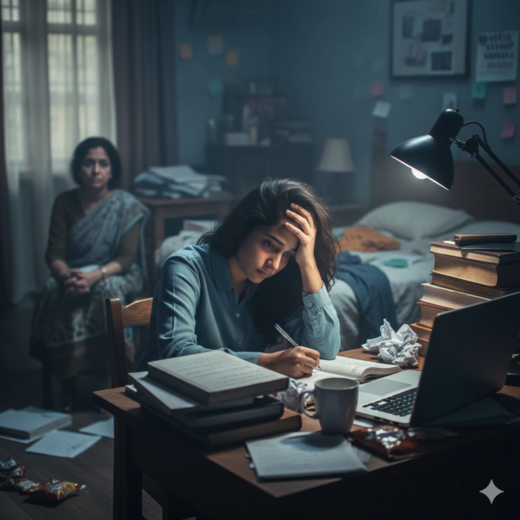 Exam stress and anxiety among Indian students - mental health impact