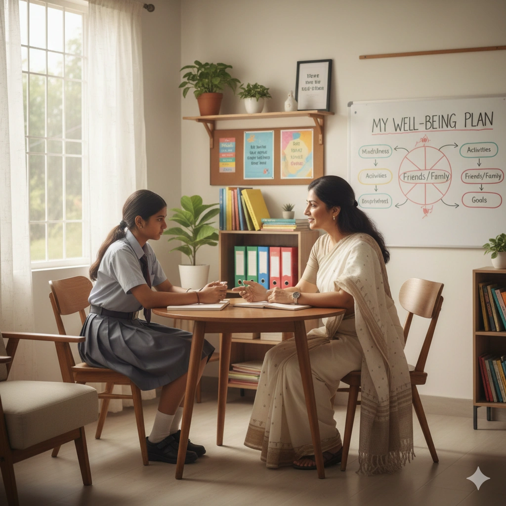 School counseling and mental health support for students in India