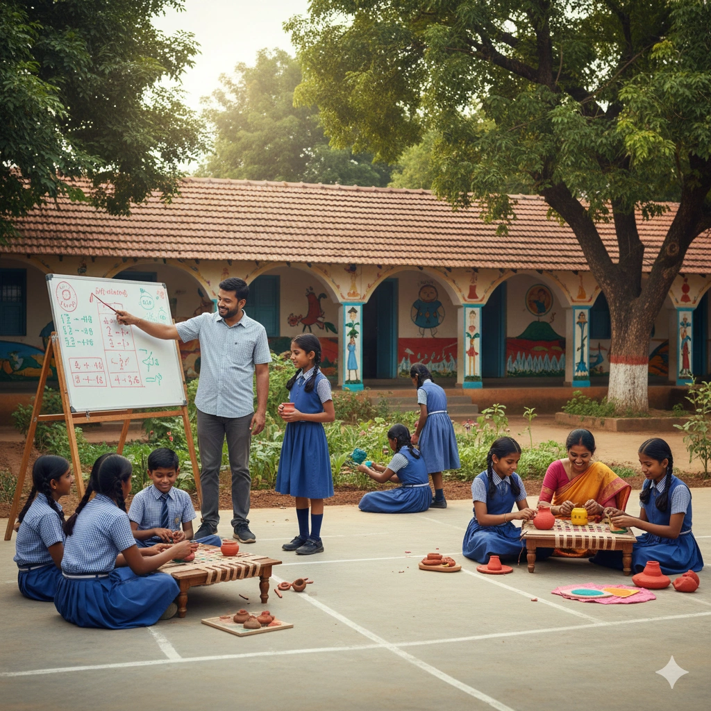 Holistic education developing head heart and hands