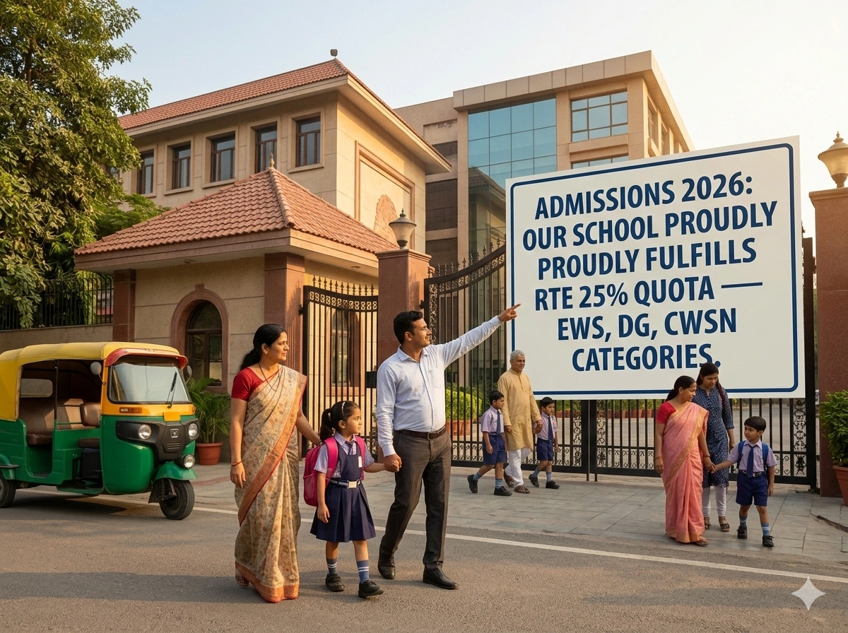 Delhi EWS DG CWSN Admission 2026 — Children entering school under RTE 25% quota