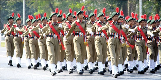 Sainik School Students in Uniform - Leadership Training and Discipline