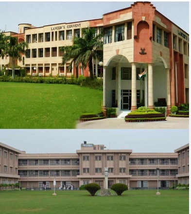 School campus building in India