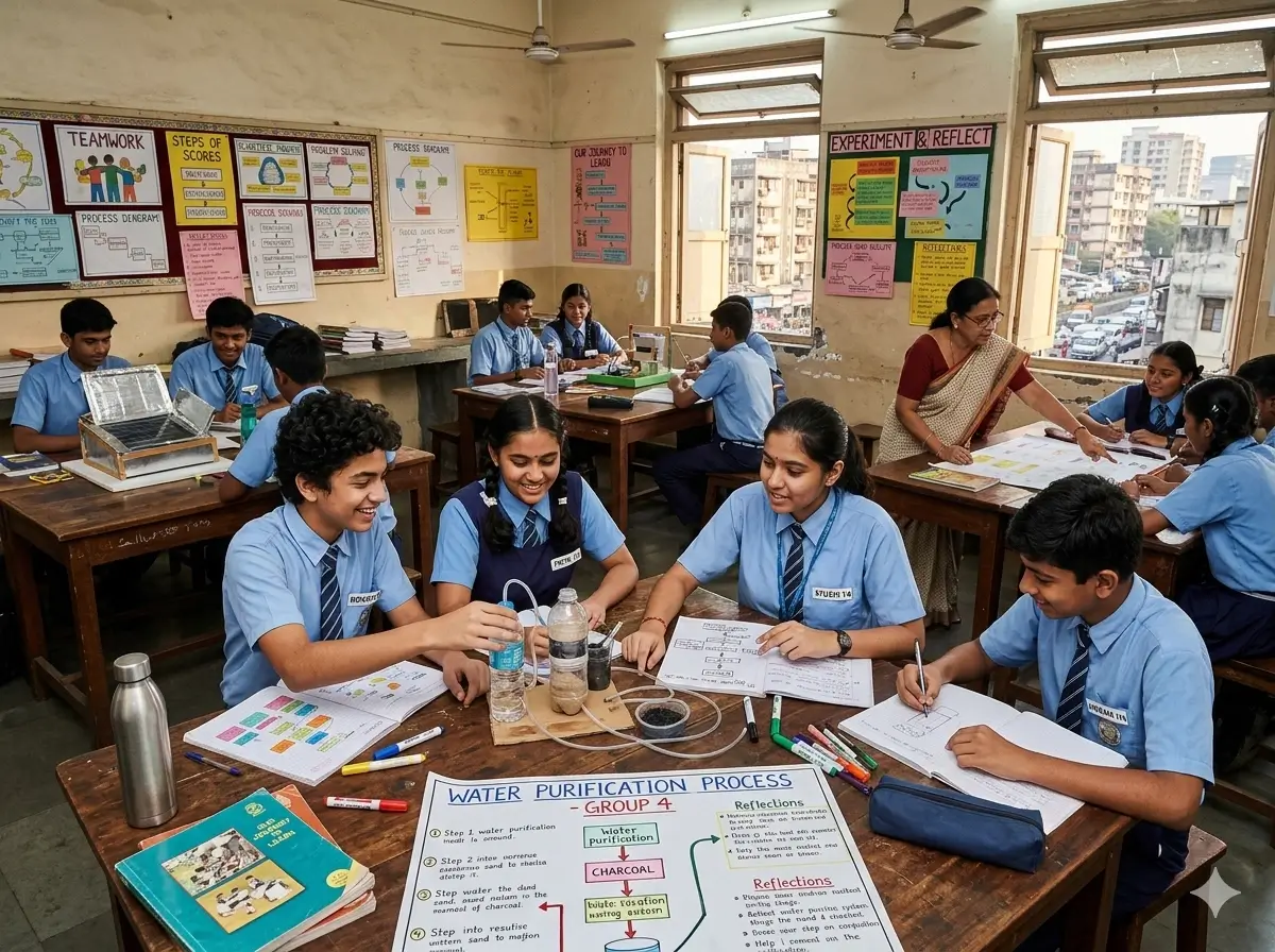 A collaborative classroom environment focusing on process